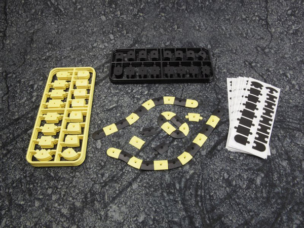 HPI Racing nano-TTR Curb Set - Black and Yellow