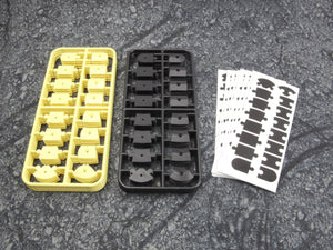 HPI Racing nano-TTR Curb Set - Black and Yellow