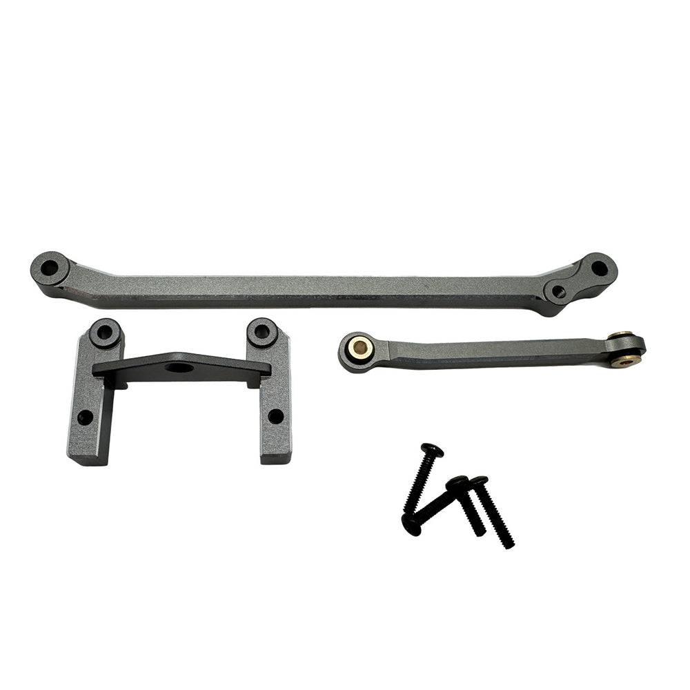 HPI Racing Aluminum Servo Mount & Steering Link Set (Gunmetal)