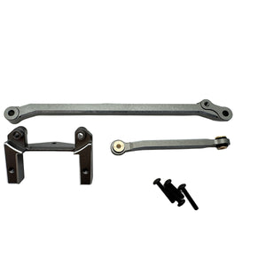 HPI Racing Aluminum Servo Mount & Steering Link Set (Gunmetal)