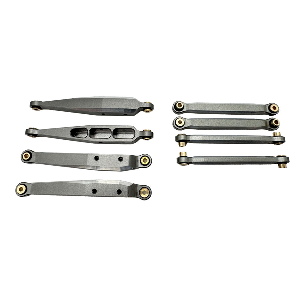 HPI Racing Aluminum Suspension Link Set (Gunmetal)