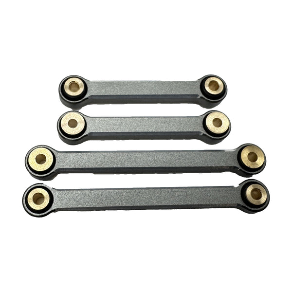 HPI Racing Aluminum Sway Bar Set (Gunmetal/Orange/Front/Rear)