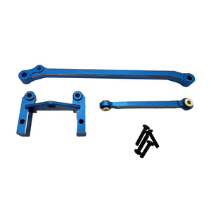 HPI Racing Aluminum Servo Mount & Steering Link (Blue)