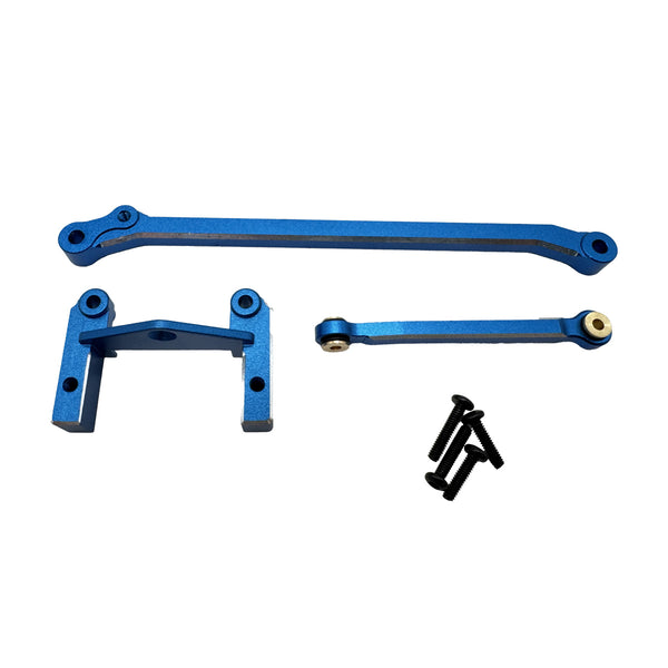 HPI Racing Aluminum Servo Mount & Steering Link (Blue)