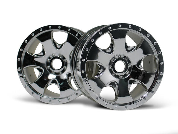 HPI Racing Warlock Wheel Chrome/Savage X 83X56mm/2pcs