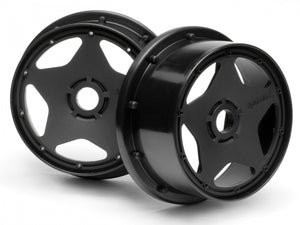 HPI Racing Super Star Whel Black (120X60mm/2pcs) - Baja 5B