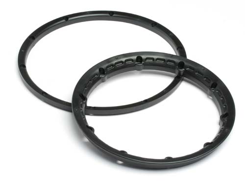 HPI Racing Heavy Duty Wheel Bead Lock Rings (Black/For 2 Wheels) -