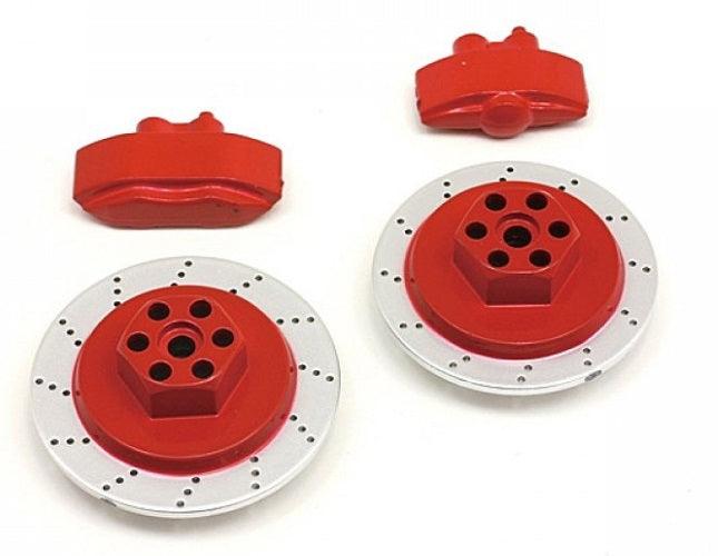 HPI Racing 33450 Brake Disc & Caliper Set (Red) E10 E10 2014 Ford E10 Drift