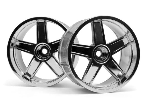 LP35 Wheel MF Type Chrome (9mm Offset/2pcs)
