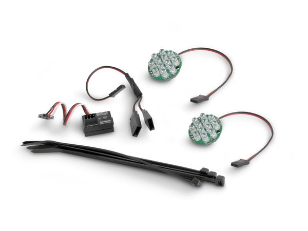 LED Light With Battery Indicator Set (White)