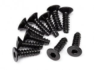 Hot Bodies 94304 Racing TP Flat Head Screw M3x10mm HexSkt Baja 5T(10) Vorza D812