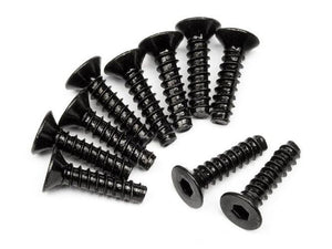 Hpi 94305 TP Flat Head Screw M3X12mm Hex Socket (10) Cup Racer
