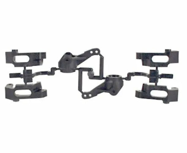 HPI A461 8 / 10° Caster Upright Set Plastic Black