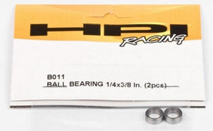 HPI Racing B011 Ball Bearing 1/4x3/8 Inches (2pieces)