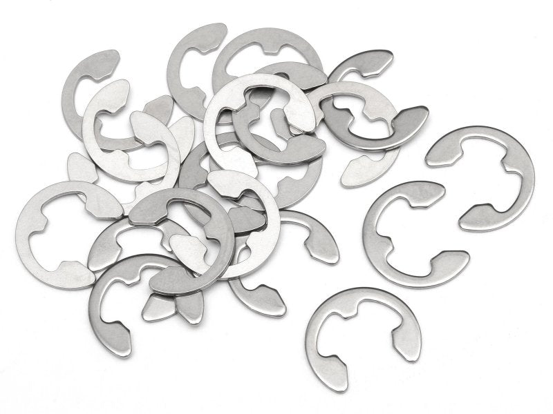 HPI Racing E Clip E-7HD (20pcs) Stainless Steel
