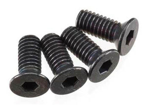 Hot Bodies HPIZ307 Racing Flat Head Screw M4x10mm Hex Socket/Thin (4) Vorza