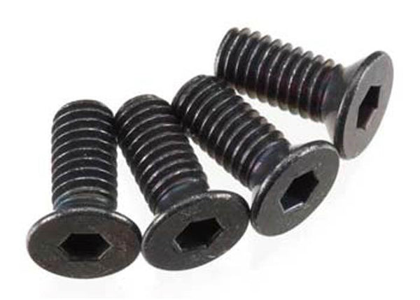 Hot Bodies HPIZ307 Racing Flat Head Screw M4x10mm Hex Socket/Thin (4) Vorza