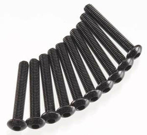 Hot Bodies HPIZ357 Racing Button Head Screw M3x20mm Hex Socket (10) Vorza