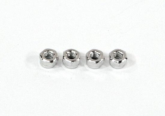 HPI Z661 Lock Nut M2.6 Silver (4Pcs) Savage Blitz HB Super Pulse Firestorm