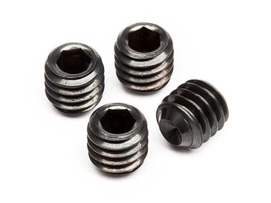 HPI Z721 Set Screw M4x4mm (4) Hex Socket Savage Bullet Nitro Baja Vorza Apache