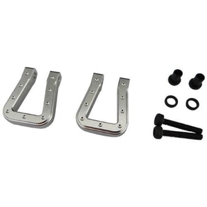 Hot Racing ACC808MF08 Silver Aluminum Monster Flat Hook Rock Crawler