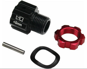 Hot Racing Aluminum 17mm Hex Hubs 5mm Offset, Arrma 1/8 4x4