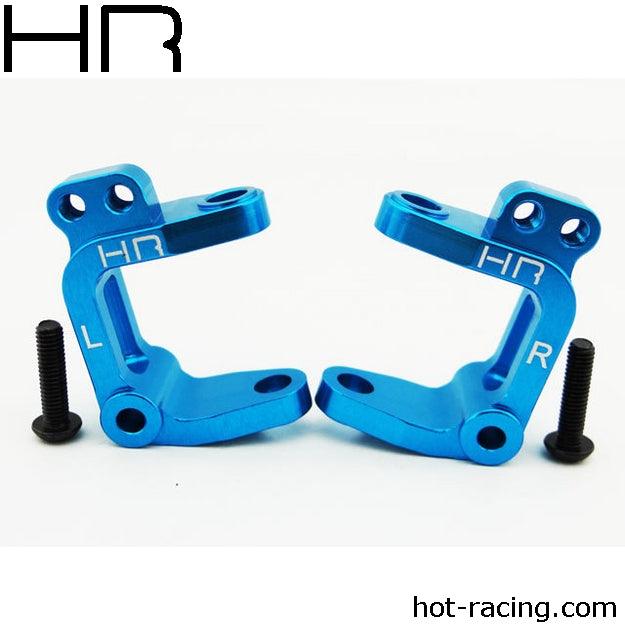 Hot Racing ECT1906 BLUE ALUMINUM CASTER BLOCKS 2WD Torment / Boost / Ruckus / Circuit