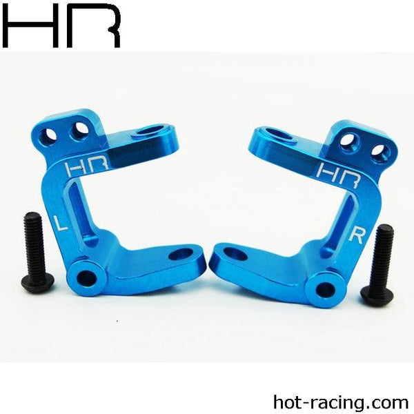 Hot Racing ECT1906 BLUE ALUMINUM CASTER BLOCKS 2WD Torment / Boost / Ruckus / Circuit