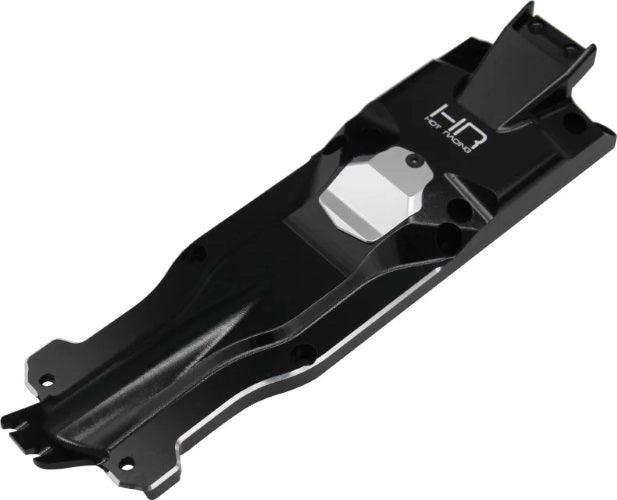 Hot Racing CNC 3D Aluminum Center Skid Plate Traxxas Unlimited Desert Racer
