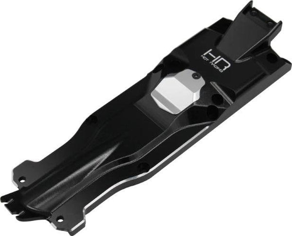 Hot Racing CNC 3D Aluminum Center Skid Plate Traxxas Unlimited Desert Racer