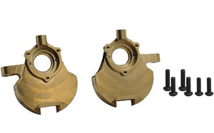 Hot Racing EVE21HM Brass Heavy Metal Front Knuckle Red Cat Gen 8