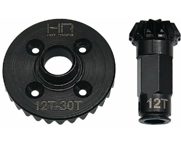 30/12T Steel Helical Diff Ring/Pinion Rear Gear Set