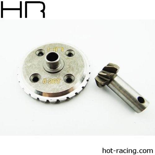 Hot Racing HRAHSF299X Hardened Steel Spiral Cut Ring & Pinion Gear Savage