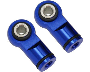 Hot Racing Blue Ball Type Aluminum Shock Ends, for Traxxas Revo