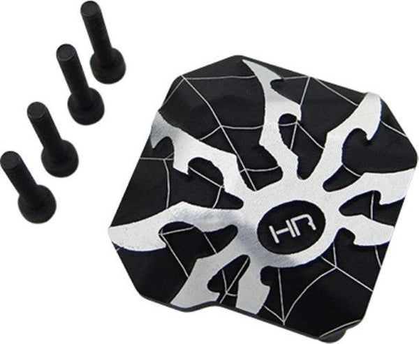 Hot Racing Aluminum Ar44 Axle Diff Spider Covers Black Axial SCX10 II