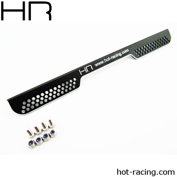Hot Racing CNC Rear Splash Guard Black Spartan
