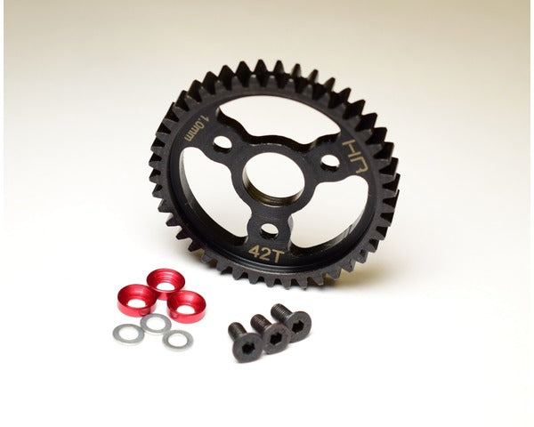 Hot Racing Steel Spur Gear, Heavy Duty, 42 Tooth, 1.0m