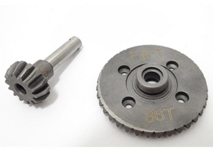 Hot Racing HRASWRA9364 HD SPIRAL CUT BEVEL GEAR SET 36T/14T AX10