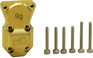 Hot Racing SXTF12CH Brass Diff / Differential Cover Axial SCX24 Deadbolt
