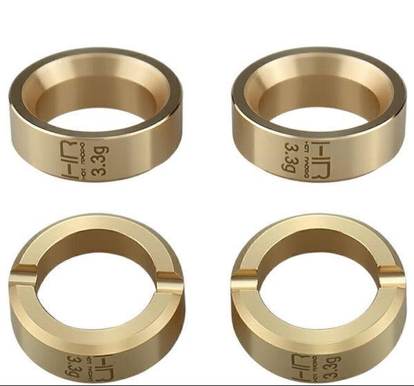 Hot Racing 3.6g Brass Wheel Weights, SCX30