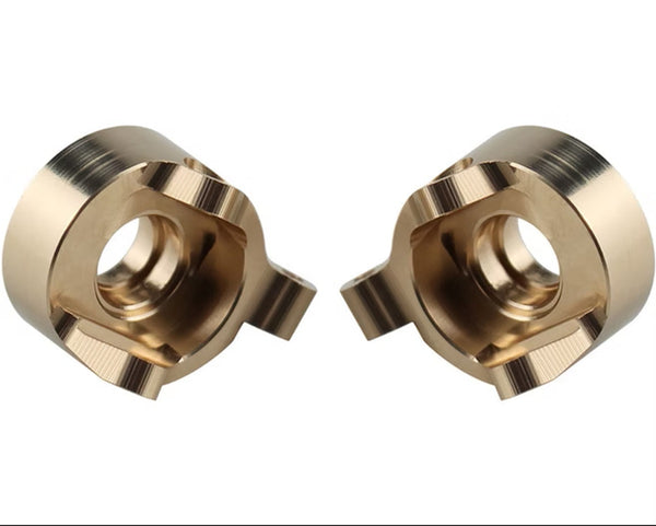 Hot Racing Brass Front Steering Block, SCX30