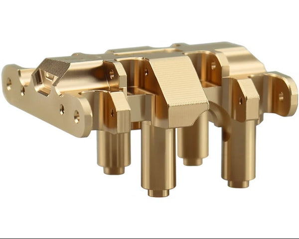 Hot Racing Brass Center Gearbox Mount, SCX30
