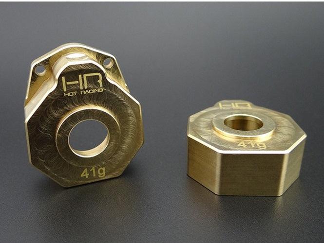 Hot Racing TRXF21HC Heavy 41g Brass Outer Portal Drive Housing Traxxas Trx-4
