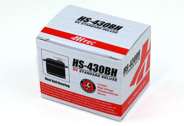 Hitec HS-430BH Standard Deluxe BB HV Servo HS430BH / HS430 /430BH / 430