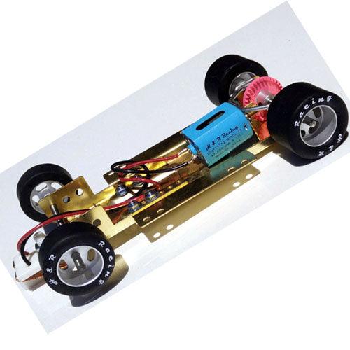 H&R Racing HRCH03 Adjustable Chassis 40,000 RPM Motor Slot Car 1:24