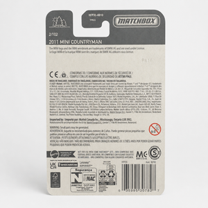 Matchbox 2011 Mini Countryman | Matchbox Series 2/102 - Echo Six Hobbies