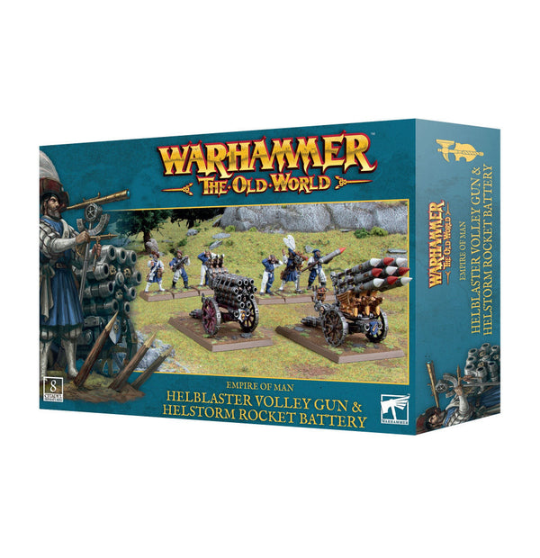 Warhammer: The Old World - Empire of Man - Helblaster Volley Gun & Helstorm Rocket Battery