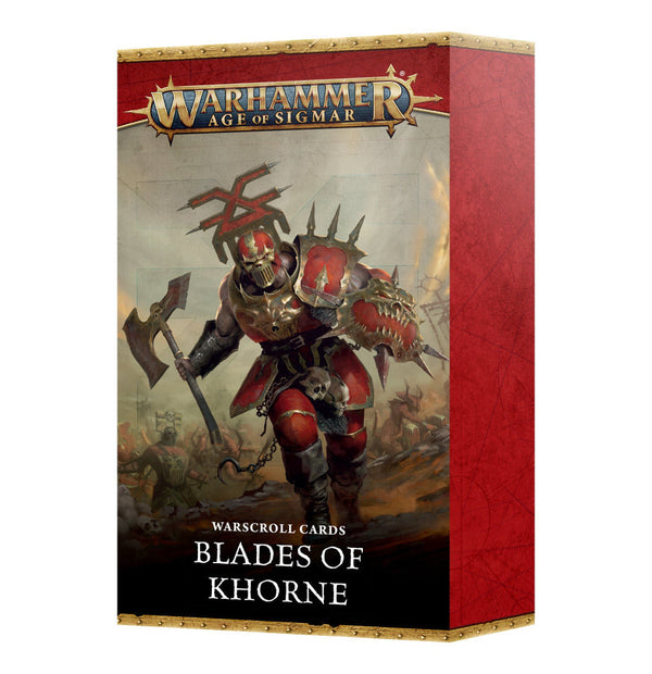 Little Shop of Magic Warhammer: Blades of Khorne - Warscroll Cards — Miniatures