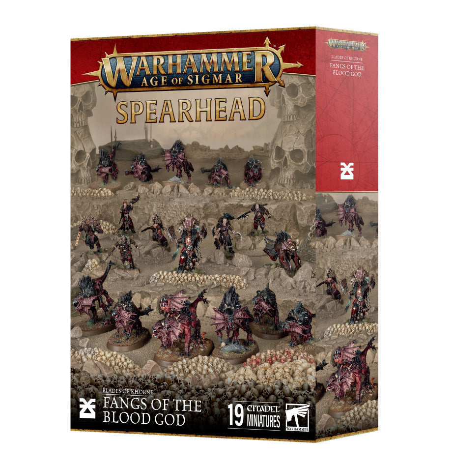 Little Shop of Magic Warhammer: Blades of Khorne Spearhead - Fangs of the Blood God — Miniatures