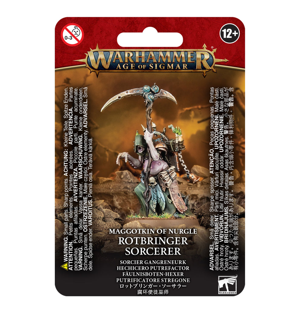 Little Shop of Magic Warhammer: Maggotkin of Nurgle - Rotbringer Sorcerer — Miniatures